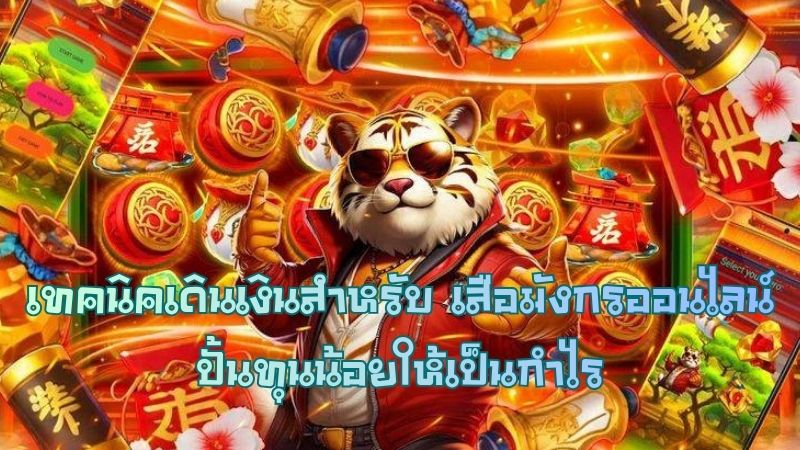 เทคนิคเดินเงินสำหรับ เสือมังกรออนไลน์ ปั้นทุนน้อยให้เป็นกำไร