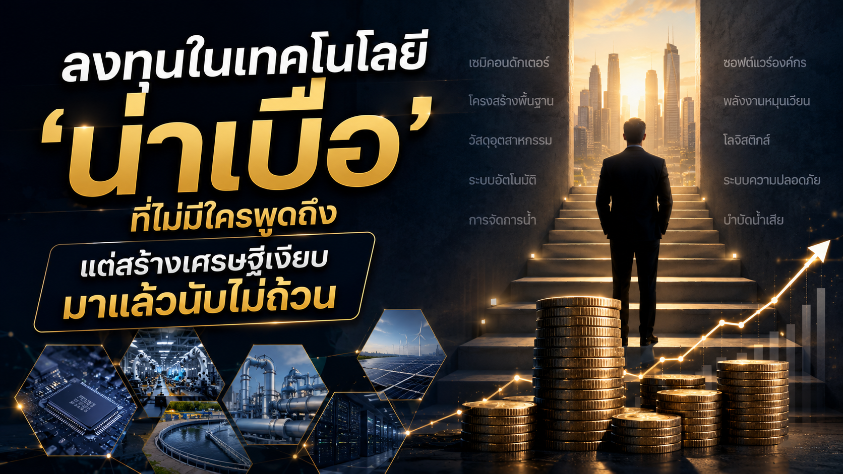 ลงทุนในเทคโนโลยีที่ไม่มีใครพูดถึง แต่สร้างเศรษฐีเงียบนับไม่ถ้วน
